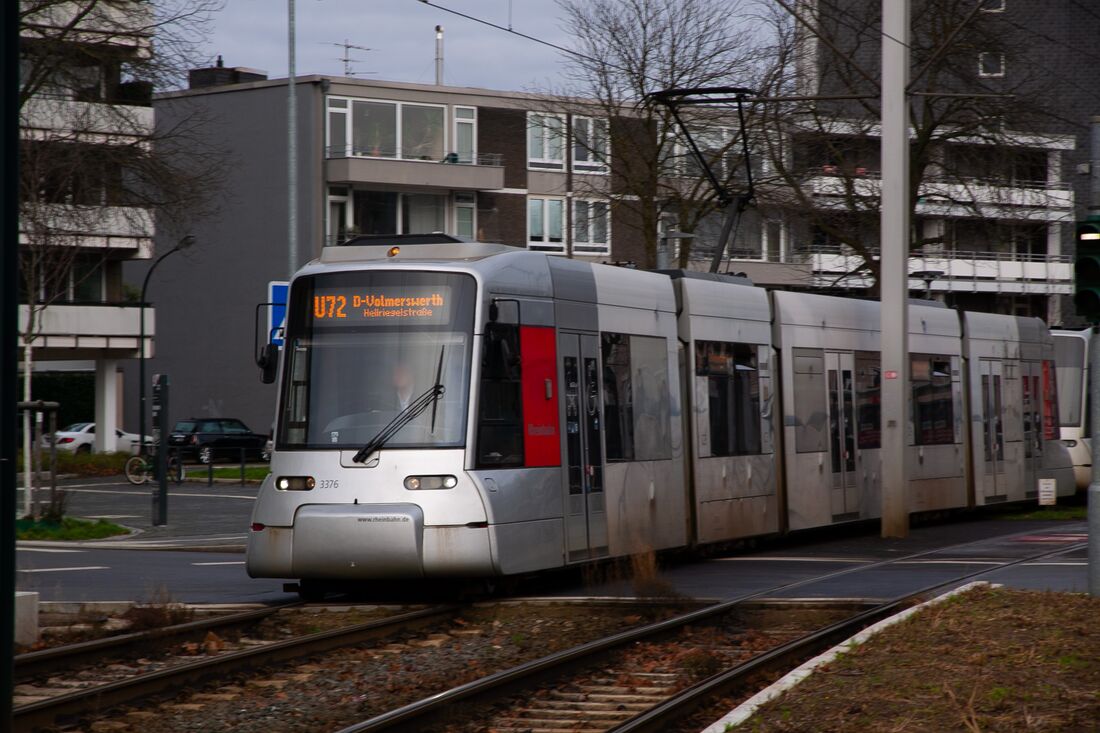 3376 als U72 am Aachener Platz (Foto: Niklas Butz)
