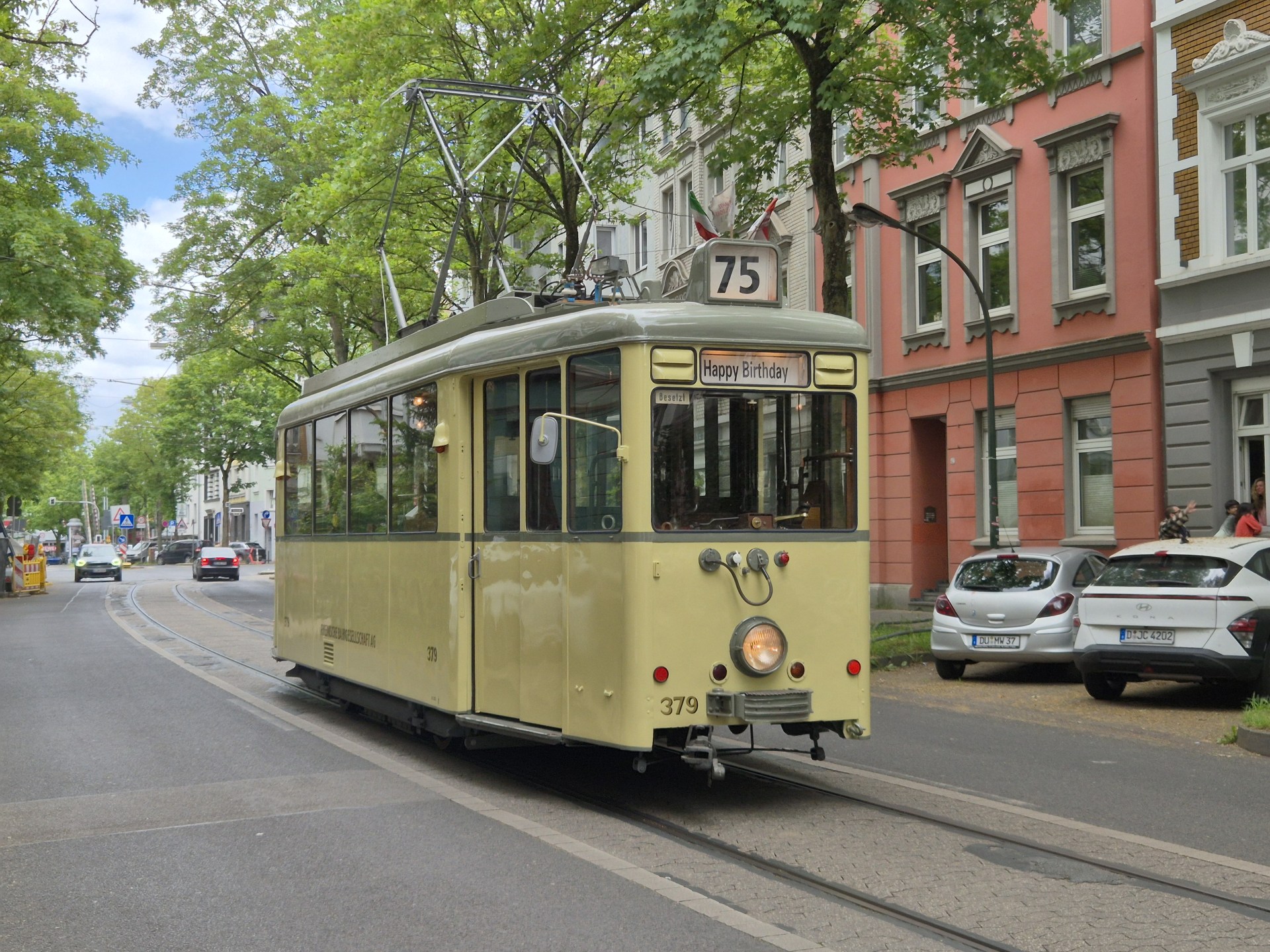 Die Wendeschleife an der Bruchstraße in Flingern wird nicht regelmäßig befahren. Für eine Testfahrt ist sie daher perfekt für eine kurze Verschnaufpause geeignet (Foto: JZ)