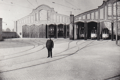 Gleisharfe Am Steinberg 1927 Foto: Rheinbahn Archiv